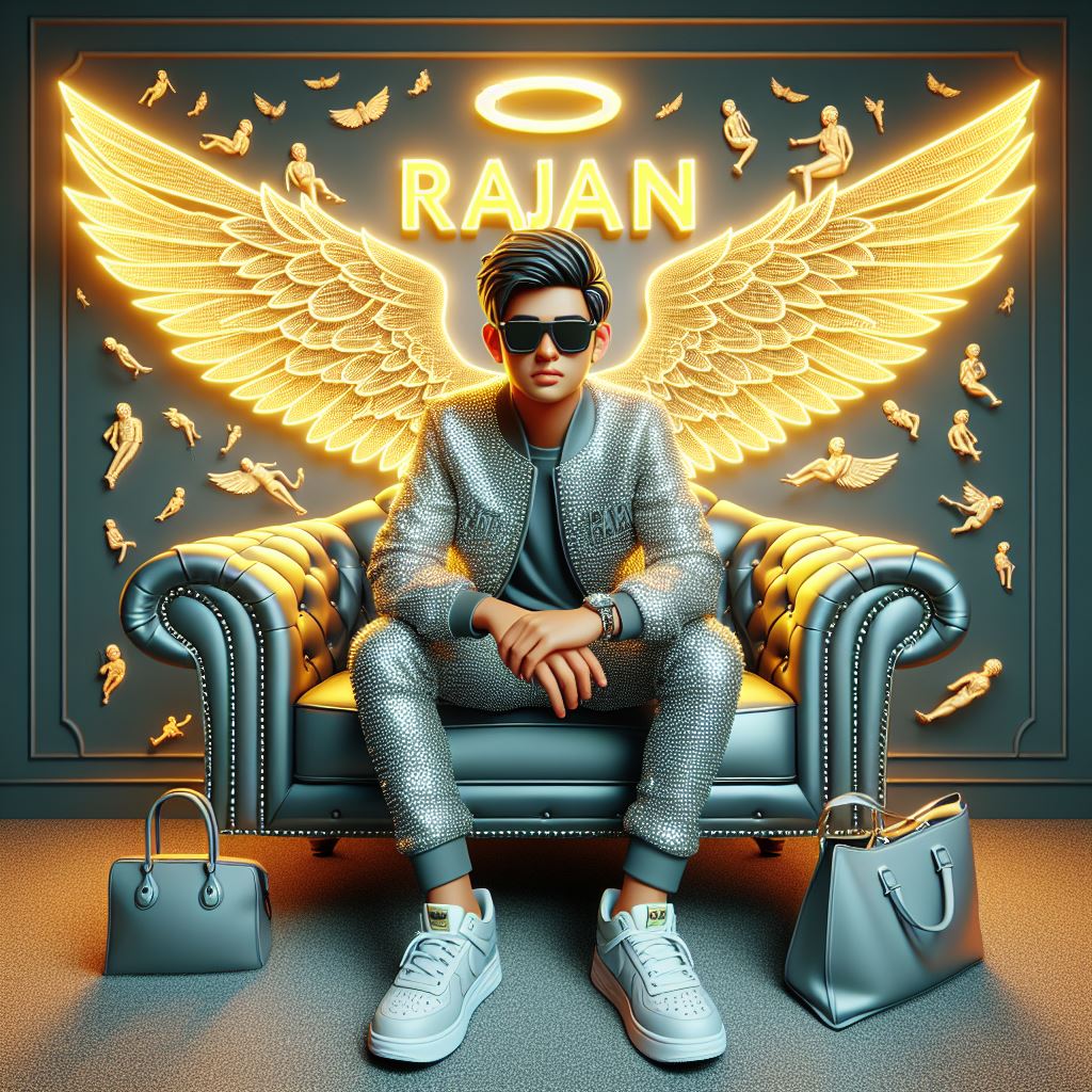 Ai Wings Chair With Name Photo Editing Link 2024 | Bing Image Creator